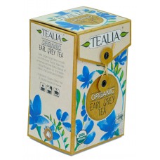 Tealia Organic Earl Grey (20 Pyramid infusion Bags) 40g
